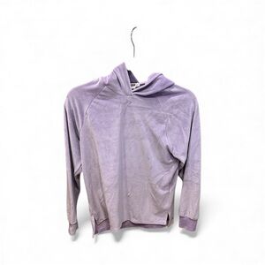 Zella Lilac Women's Cowl Neck fuzzy sweatshirt